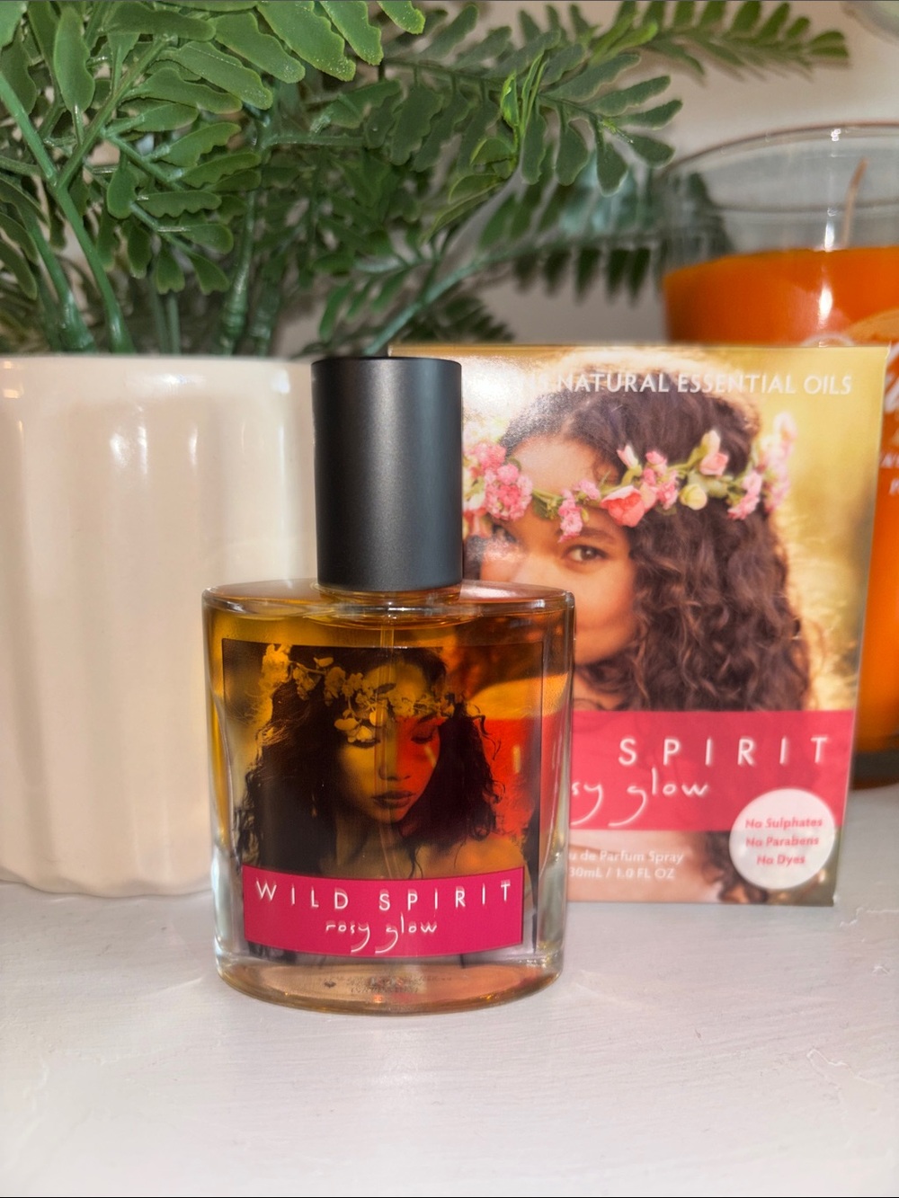 Wild Spirits Rosy Glow 1oz Perfume New In Box